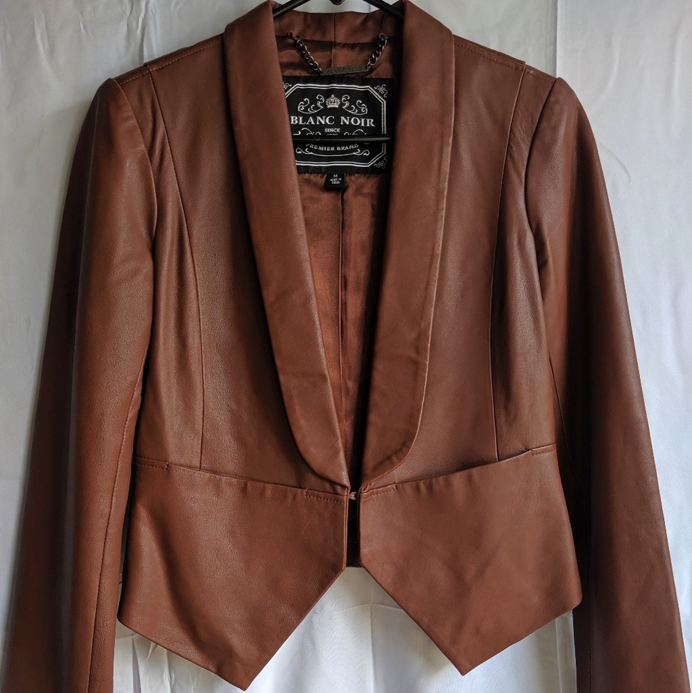 Blanc Noir Leather Jacket